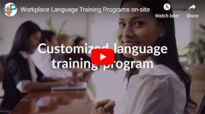Workplace Language Training Programs on-site