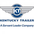 Kentucky Trailer logo with a blue winged emblem and the slogan 'A Servant Leader Company'.