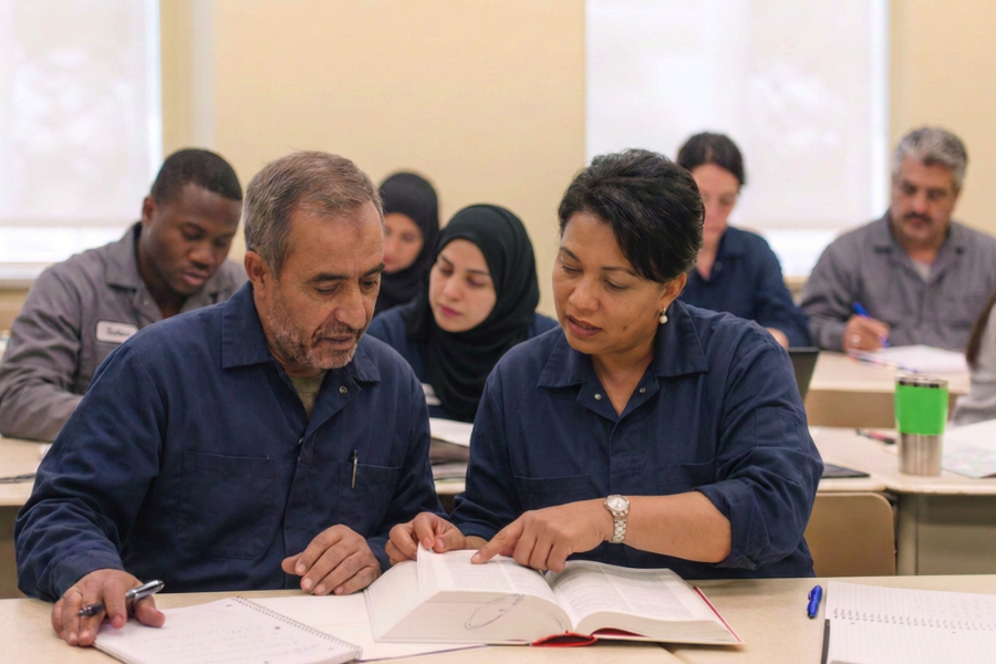 English Training for Manufacturing in New Bedford & Fall River