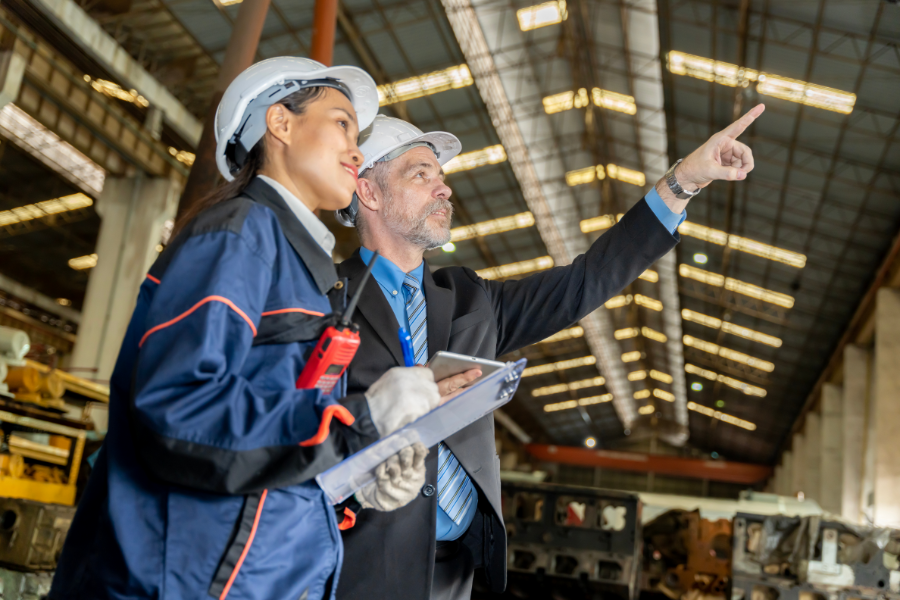 South Coast factory floor with Portuguese Cape Verdean and Spanish speaking employees